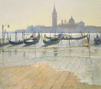 Venetië bij zonsopgang door Timothy Easton